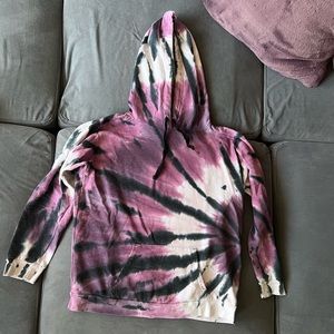 Victoria’s Secret PINK purple, tie-dye hoodie, medium